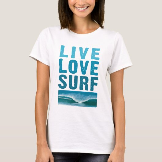 live_love_surf t-shirt (Voorkant)