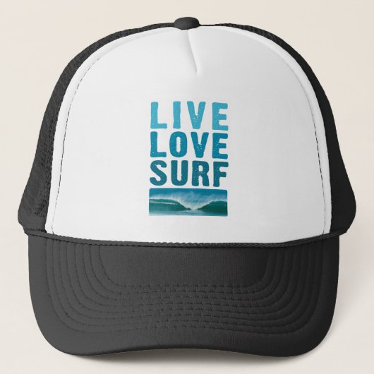 live_love_surf trucker pet (Voorkant)