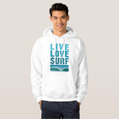 Live, Love, Surven Sweatshirt (Voorkant volledig)