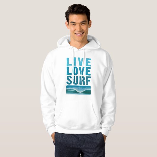 Live, Love, Surven Sweatshirt (Voorkant volledig)