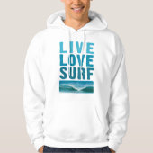 Live, Love, Surven Sweatshirt (Voorkant)