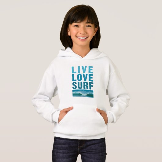 Live, Love, Surven Sweatshirt (Voorkant volledig)