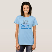 Live Love SWIM T-shirt (Voorkant volledig)