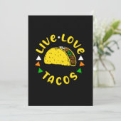 Live Love Tacos Youth Save The Date (Staand voorkant)