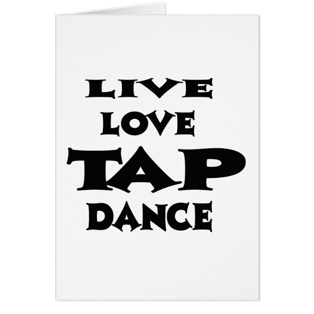 Live Love Tap-dans (Voorkant)