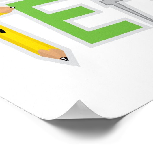 Live Love Teach Poster (Hoek)