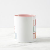 Live Love Teach Rainbow Teacher Appreciation Mok (Midden)