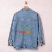 Live Love Travel T-shirt Denim Jacket (Hangar)