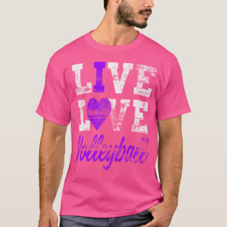 Live Love Volleybal Meisjes T-shirt