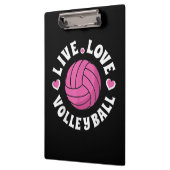 Live Love Volleyball for Women Girls Volleyball Fa Klembord (Links)