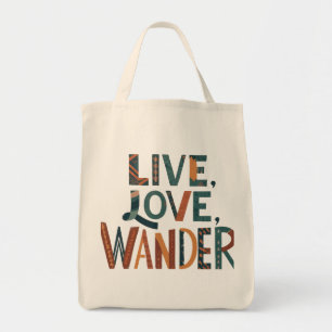 Live, Love, Wander - Avontuur wacht op Tas