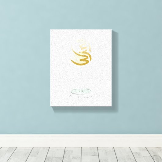 Live Love Wine Canvas Afdruk (Insitu (Houten vloer))