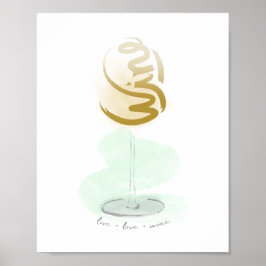 Live Love Wine Poster