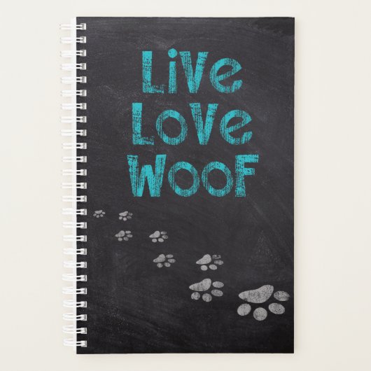 Live Love Wof - Dog Planner (Voorkant)