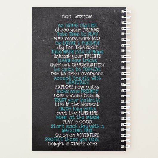 Live Love Wof - Dog Planner (Achterkant)