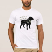 Live Love Woof T-shirt (Voorkant)