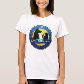 Live Love Woof T-shirt (Voorkant)