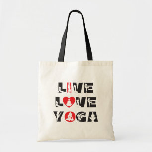 Live Love Yoga Tote Bag