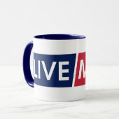 LIVE MAD Bold Motivation Mug Mok (Voorkant links)