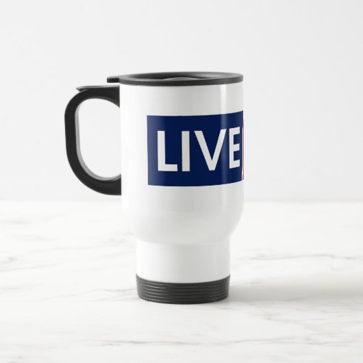 LIVE MAD Bold Motivation Mug Reisbeker (Links)