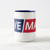 LIVE MAD Bold Motivation Mug Tweekleurige Koffiemok (Center)