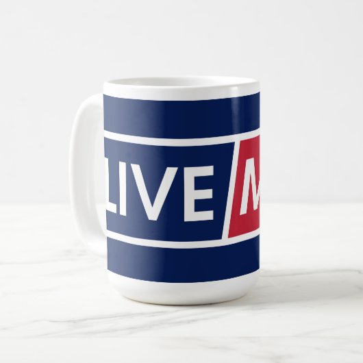 LIVE MAD Urban Statement Mug Koffiemok (Voorkant links)