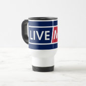 LIVE MAD Urban Statement Mug Reisbeker (Voorkant links)