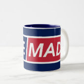 LIVE MAD Urban Statement Mug Tweekleurige Koffiemok (Voorkant rechts)