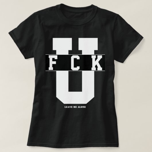 LIVE ME ALONE T-SHIRT (Design voorkant)