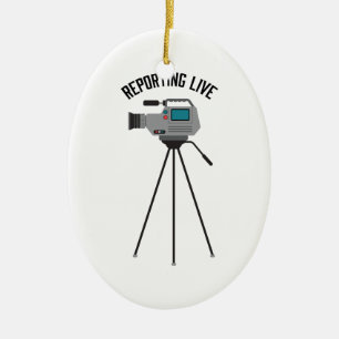 Live melden keramisch ornament
