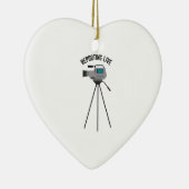 Live melden keramisch ornament (Rechts)