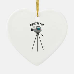Live melden keramisch ornament