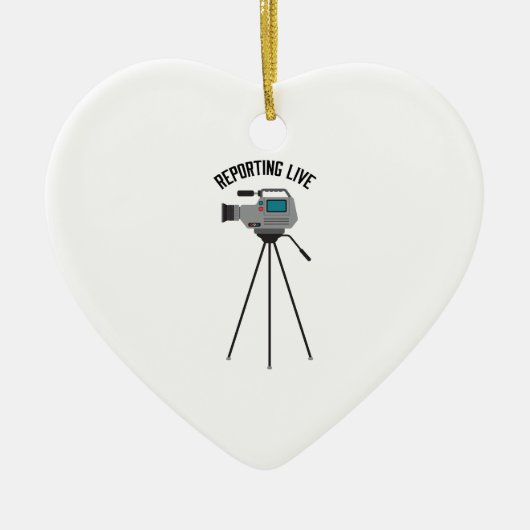 Live melden keramisch ornament (Voorkant)