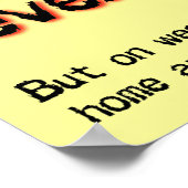 Live met Poster van de Angst Dirt Bike Motocross (Hoek)