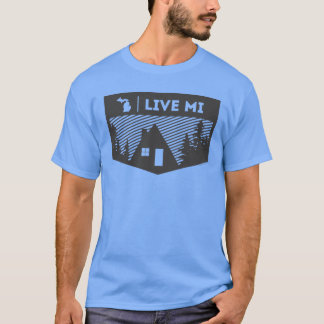 Live MI American Apparel Michigan T-Shirt