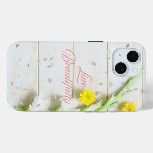 Live Mooi - iPhone / iPad case (Achterkant (horizontaal))