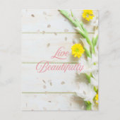 Live Mooi - iPhone / iPad case Briefkaart (Voorkant)