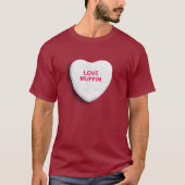 LIVE MUFFIN SNOEP HEART T-SHIRT (Voorkant)