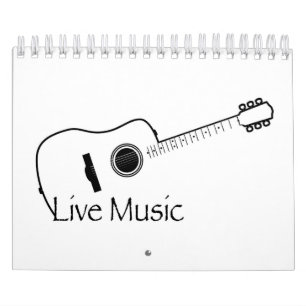 Live Music Acoustic Guitar Kalender