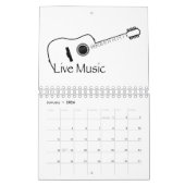 Live Music Acoustic Guitar Kalender (Jan 2026)
