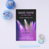 Live Music Concert Lichten Flyer (Enkel)