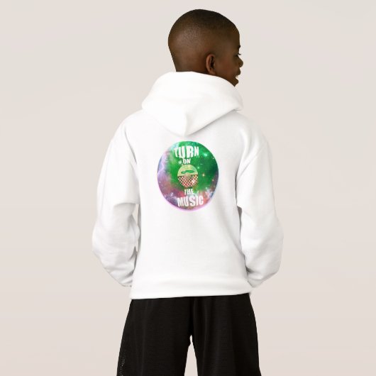 Live Music Hoodie (Achterkant volledig)