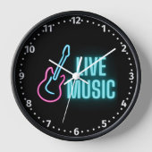 Live Music Neon Guitar (Voorkant)