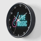 Live Music Neon Guitar (Hoek)