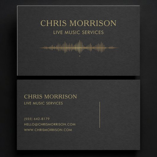 Live Music Services Visitekaartje