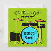 Live Music-uitnodiging Kaart (Voorkant)
