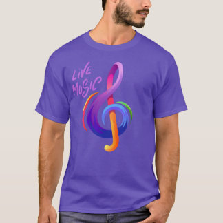 live muziek muziek en kunst t-shirt familie