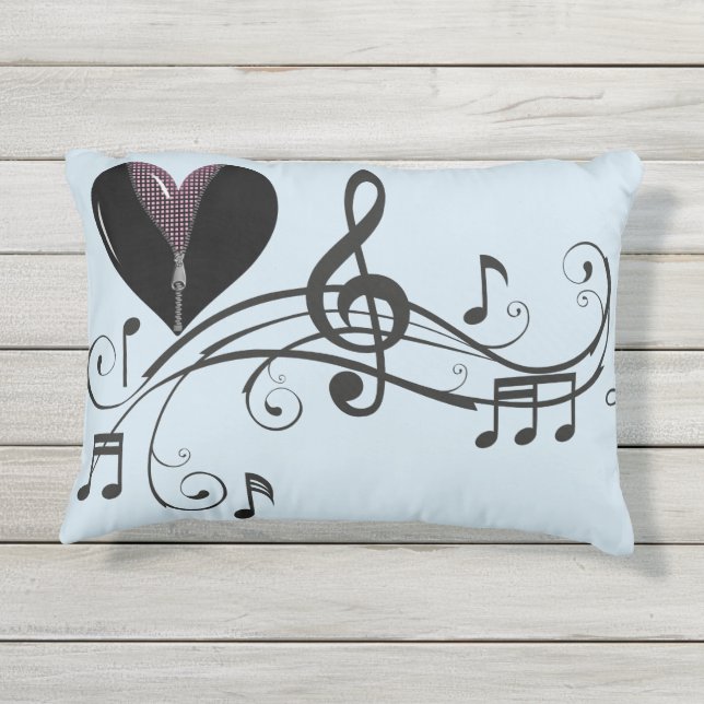 Live muziek weergeven buitenkussen (Achterkant)