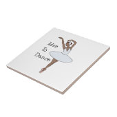 Live naar Dance Tegeltje (Zijkant)