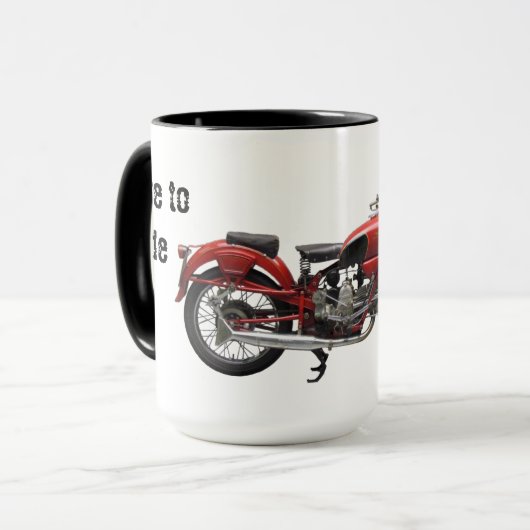 Live naar Ride  Mok (Voorkant links)